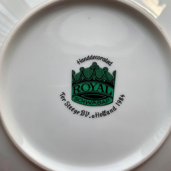 Vintage Royal Schwabap Ter Steege BV Collectible Plate - Picture 3 of 3